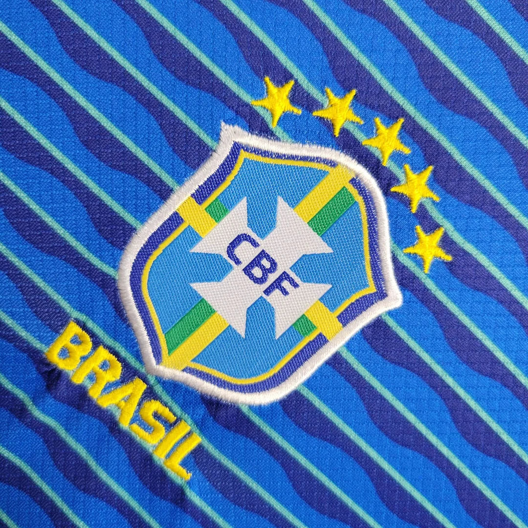 2024 Brazil Away Football Shirt Kids Size 1:1 FTBL4ALL