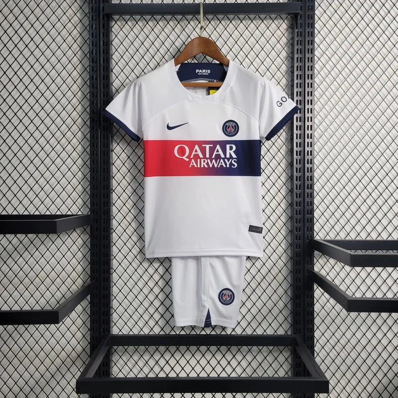 2023/2024 Psg Paris Saint-Germain Away Foowaytball Shirt 1:1 Thai Quality Kids Size FTBL4ALL