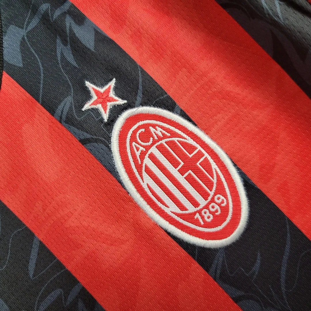 2025/2026 AC Milan Home Football Shirt Kids Size FTBL4ALL