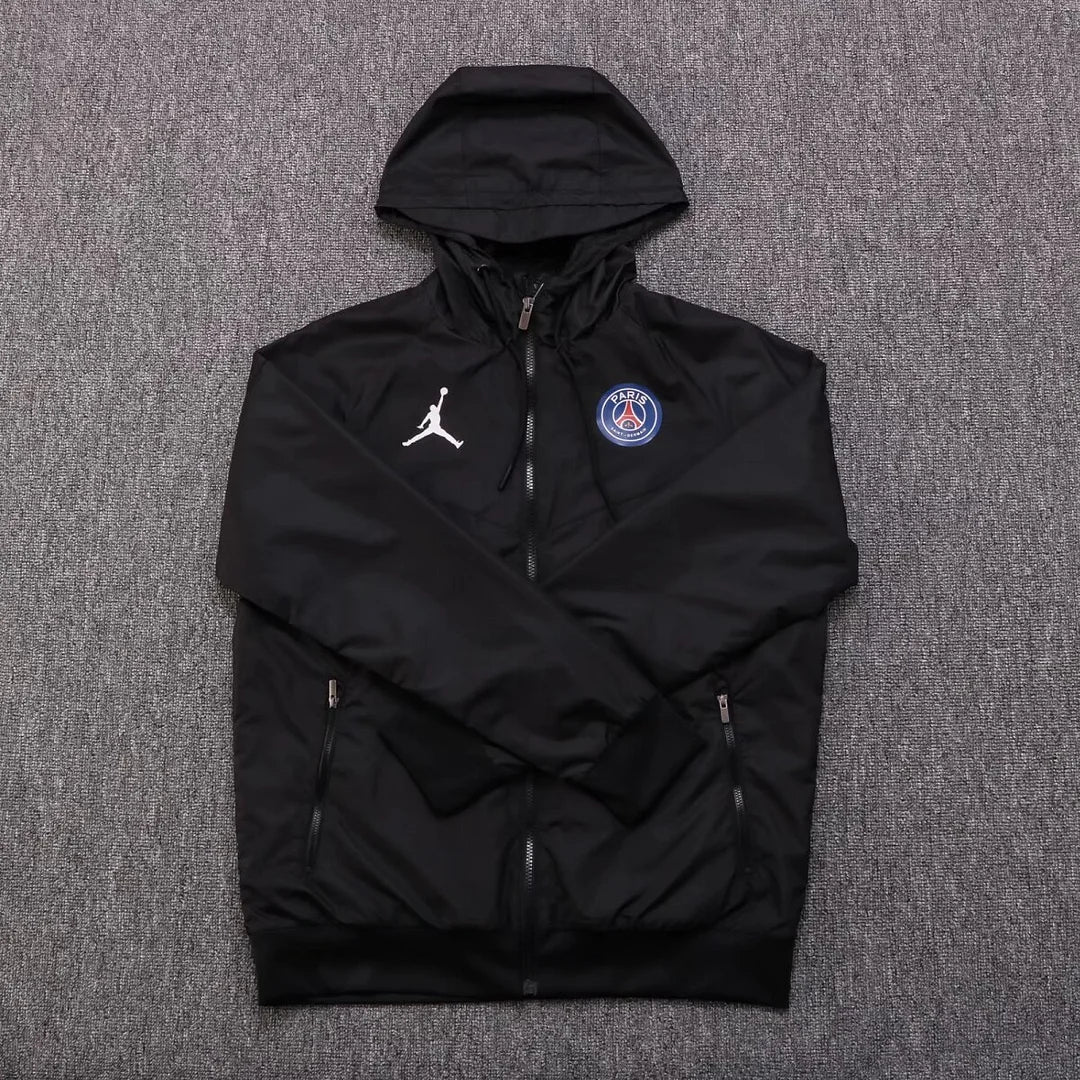 2024/2025 PSG Windbreaker Black Jersey 1:1 Thai Quality FTBL4ALL