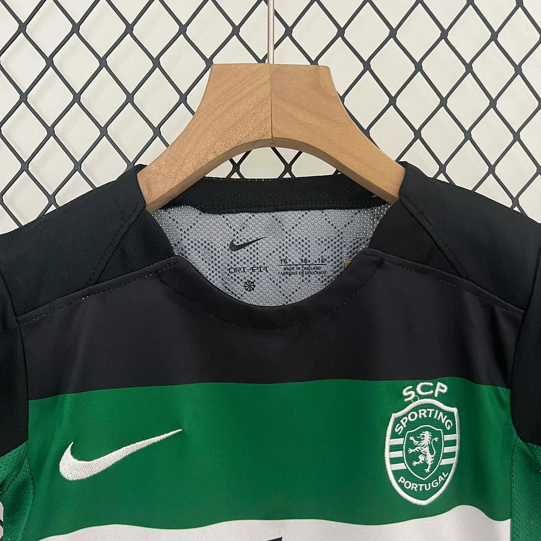 2024/2025 Sporting Lisbon Home Football Shirt 1:1 Thai Quality Kids Size FTBL4ALL