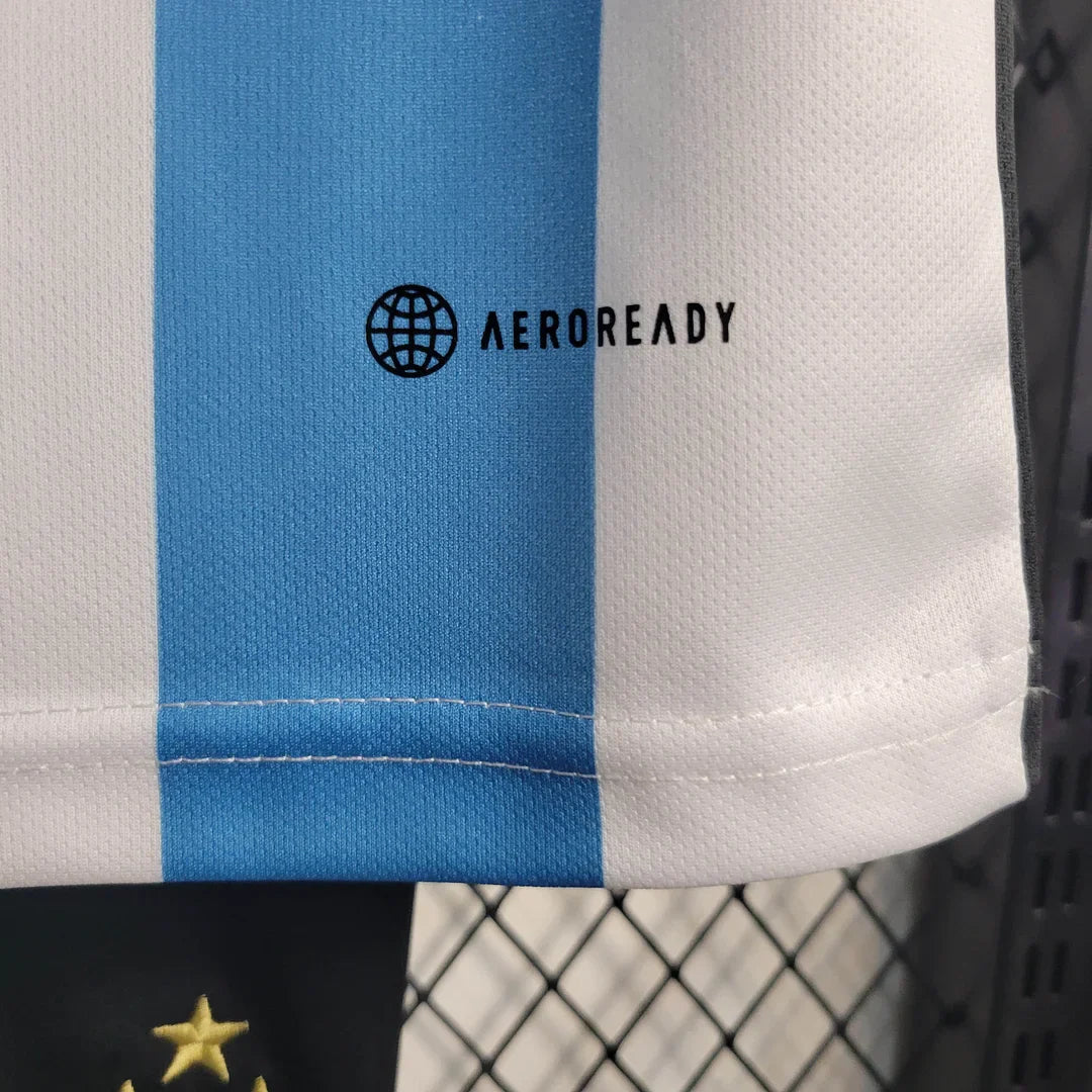 2022 Argentina Home Football Shirt Kids Size FTBL4ALL