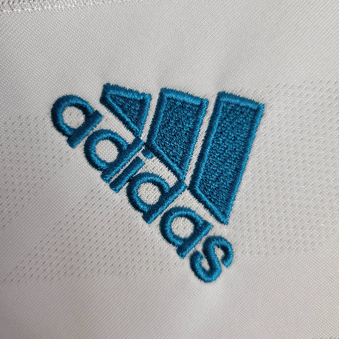 2017/2018 Retro Long Sleeve Real Madrid Home FTBL4ALL