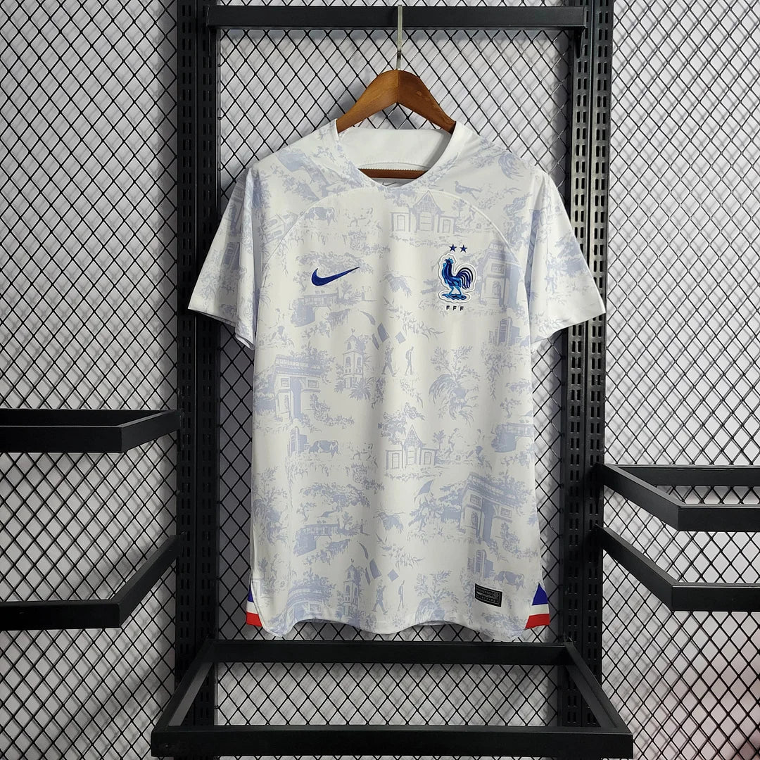 2022 FIFA World Cup France Away Football Shirt White FTBL4ALL