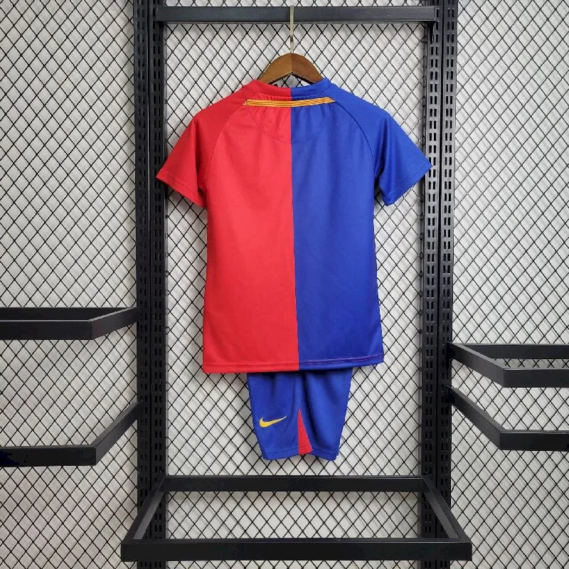 2008/2009 Retro Kids Size Barcelona Home Football Shirt 1:1 Thai Quality FTBL4ALL