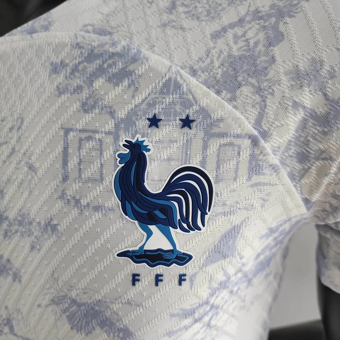 2022 FIFA World Cup France Away Football Shirt White - Player Version FTBL4ALL