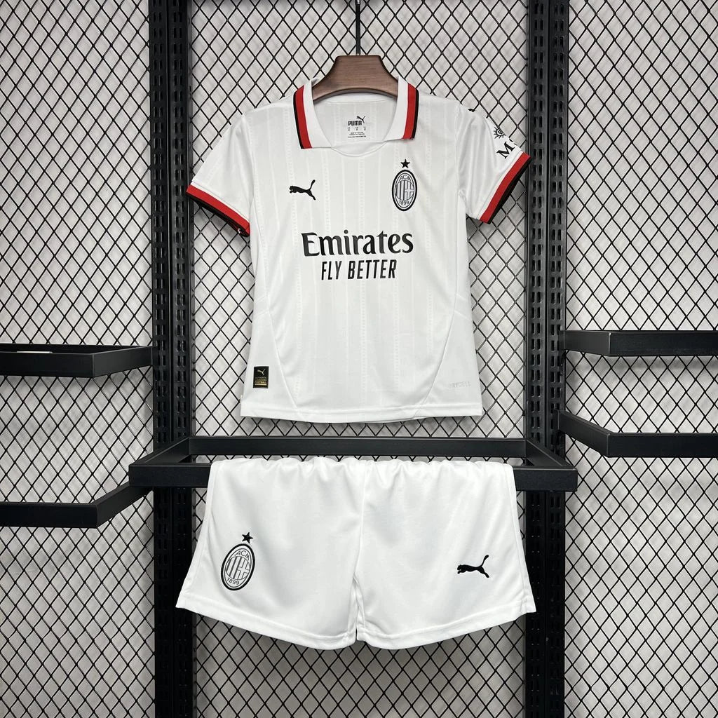 2024/2025 AC Milan Away Football Shirt 1:1 Thai Quality Kids Size FTBL4ALL