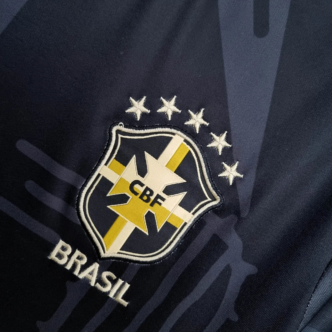 2022 Brazil Special Edition Black Soccer Jersey FTBL4ALL