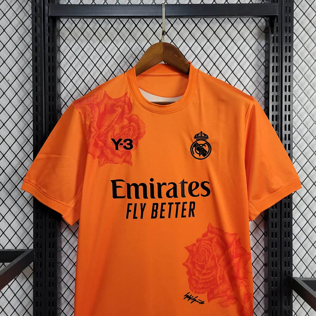 2024/2025 Real Madrid Y-3 Special Edition Orange Football Shirt FTBL4ALL