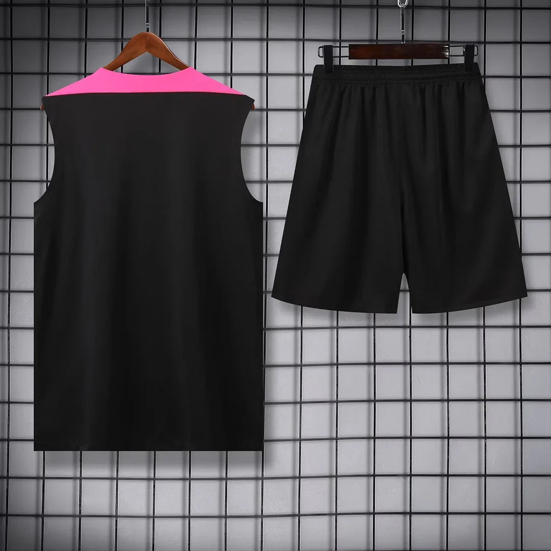 2024/2025 Chelsea Pre-match Training Black Jersey+Shorts 1:1 Thai Quality FTBL4ALL