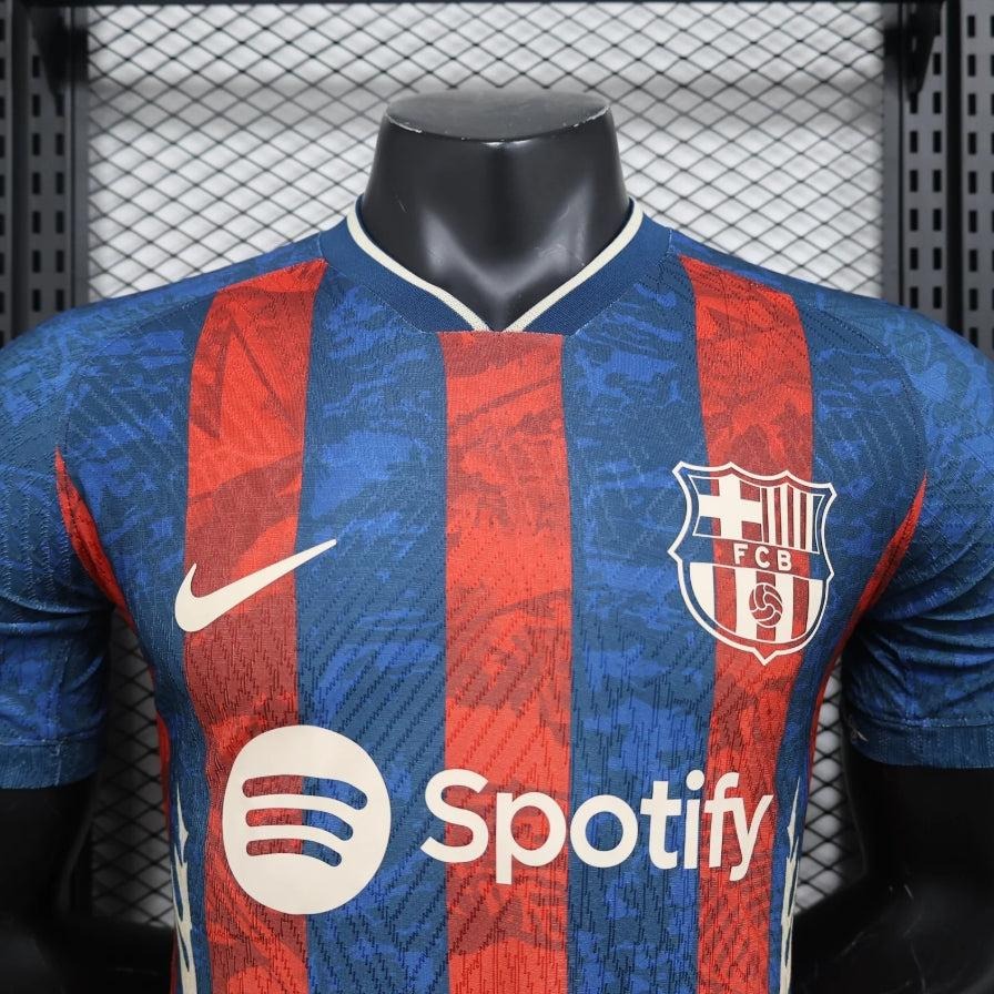 Barcelona 2024/2025 Player Version Jersey (Runs Small – Order One Size Larger) Thronor