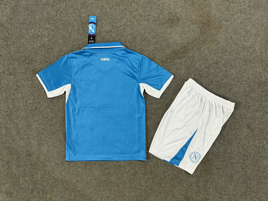 2024/2025 Napoli Home Soccer Jersey 1:1 Thai Quality Kids Size FTBL4ALL