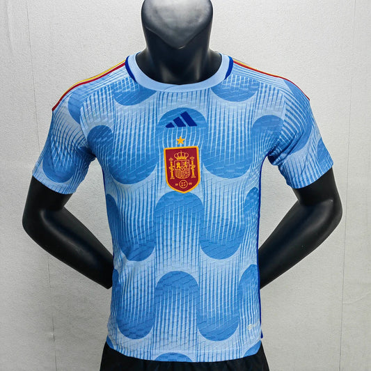 2022 FIFA World Cup Spain Away Soccer Shirt - Player Version FTBL4ALL