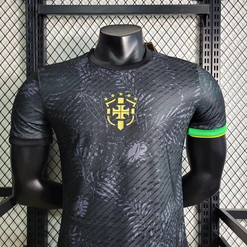 2023 Brazil Special Edition Black Soccer Jersey - Player Version FTBL4ALL