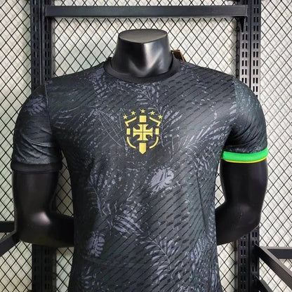 2023 Brazil Special Edition Black Soccer Jersey - Player Version FTBL4ALL