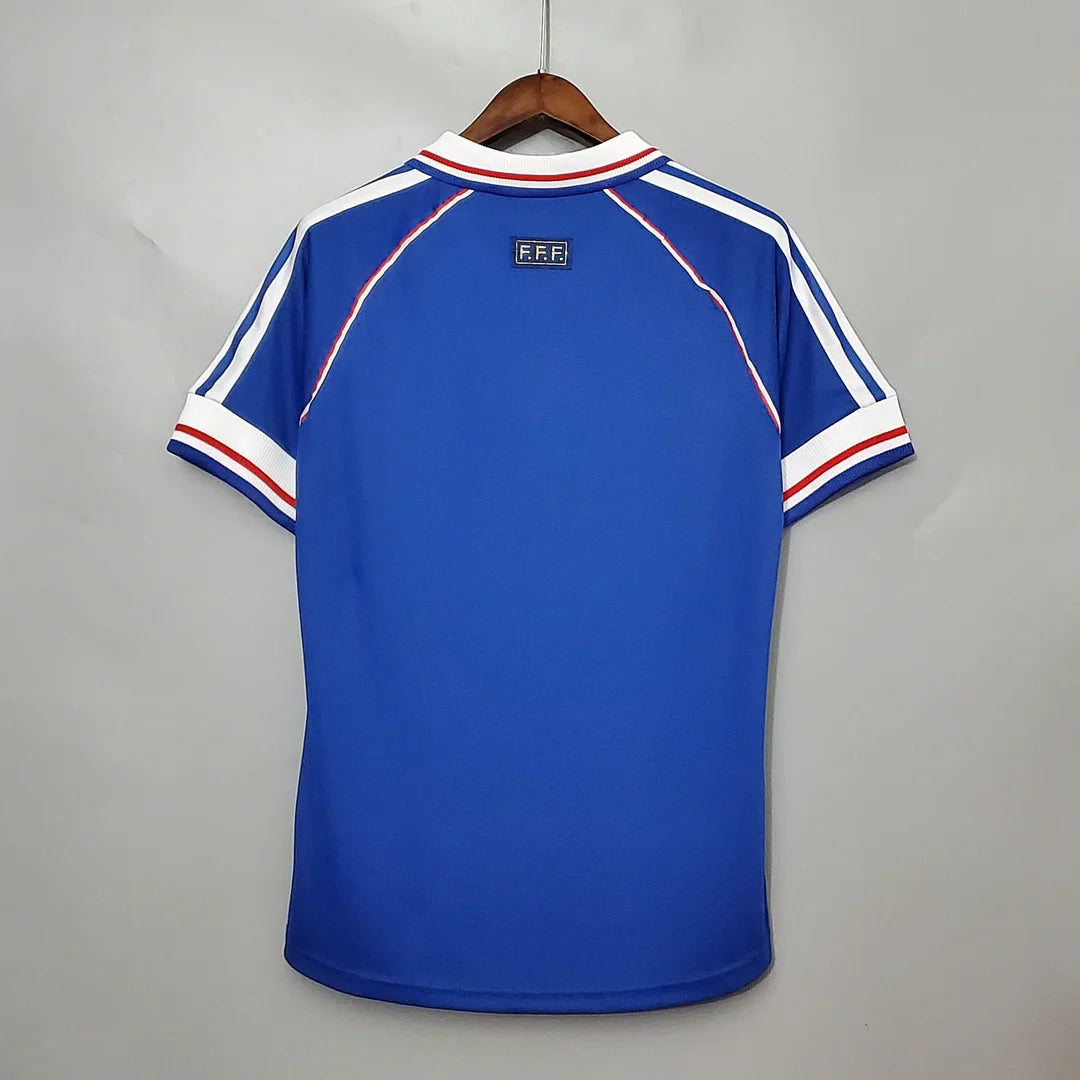 1998 Retro France Home Football Shirt FTBL4ALL