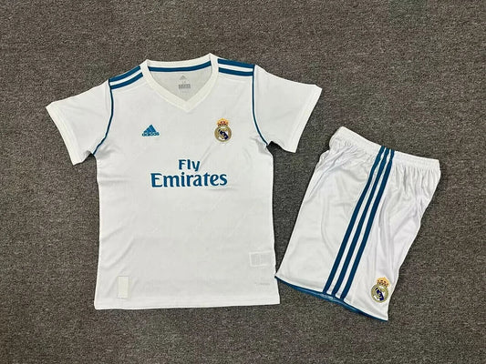 2017/2018 Retro Kids Size Real Madrid Home Football Shirt FTBL4ALL