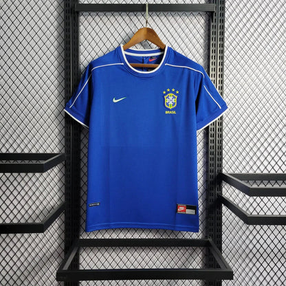 1998 Retro Brazil Soccer Jersey Away FTBL4ALL