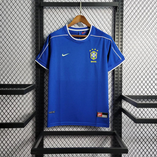1998 Retro Brazil Soccer Jersey Away FTBL4ALL