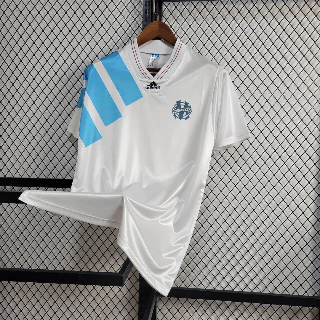 1992/1993 Retro Olympique de Marseille Home Football Shirt 1:1 Thai Quality FTBL4ALL