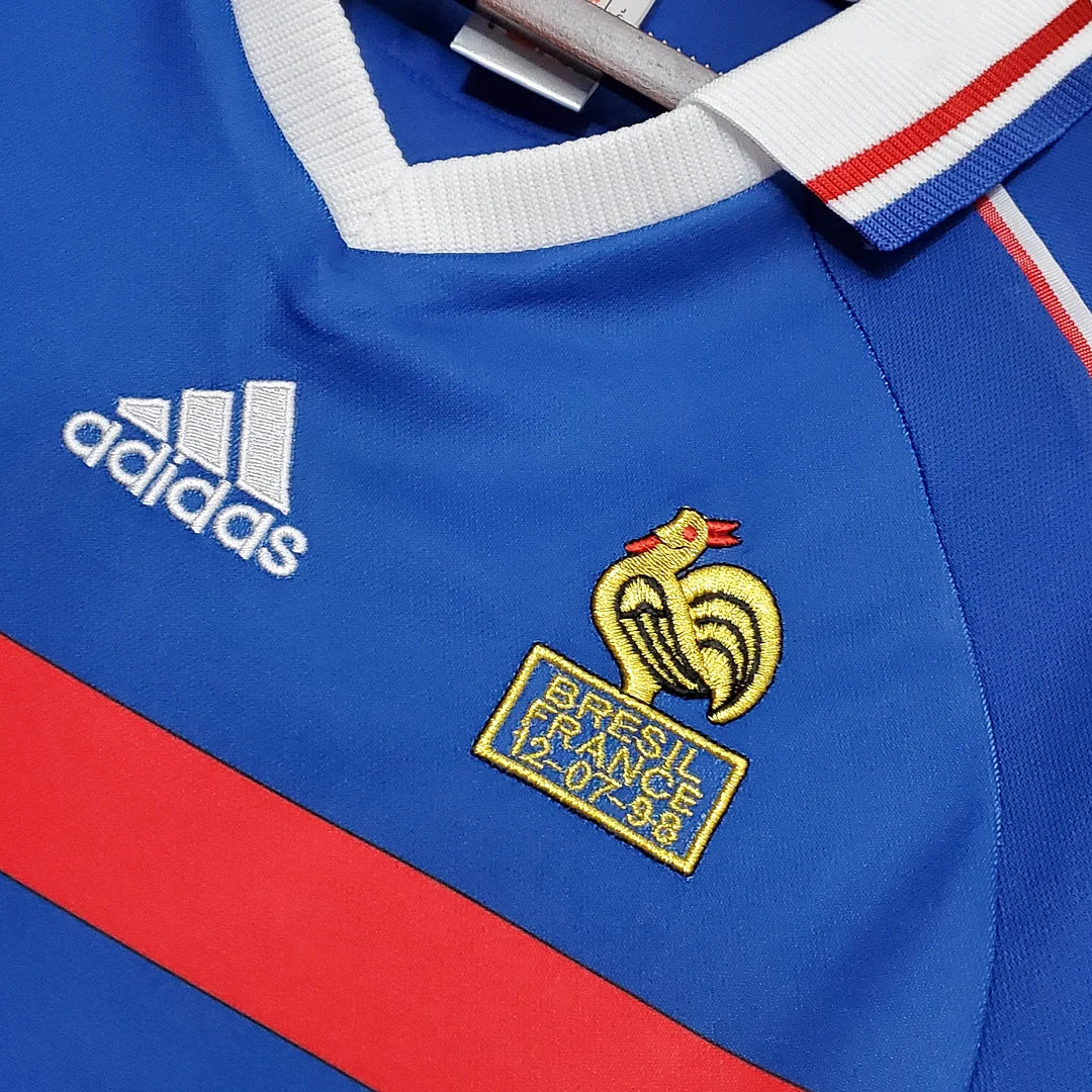 1998 Retro France Home Football Shirt FTBL4ALL