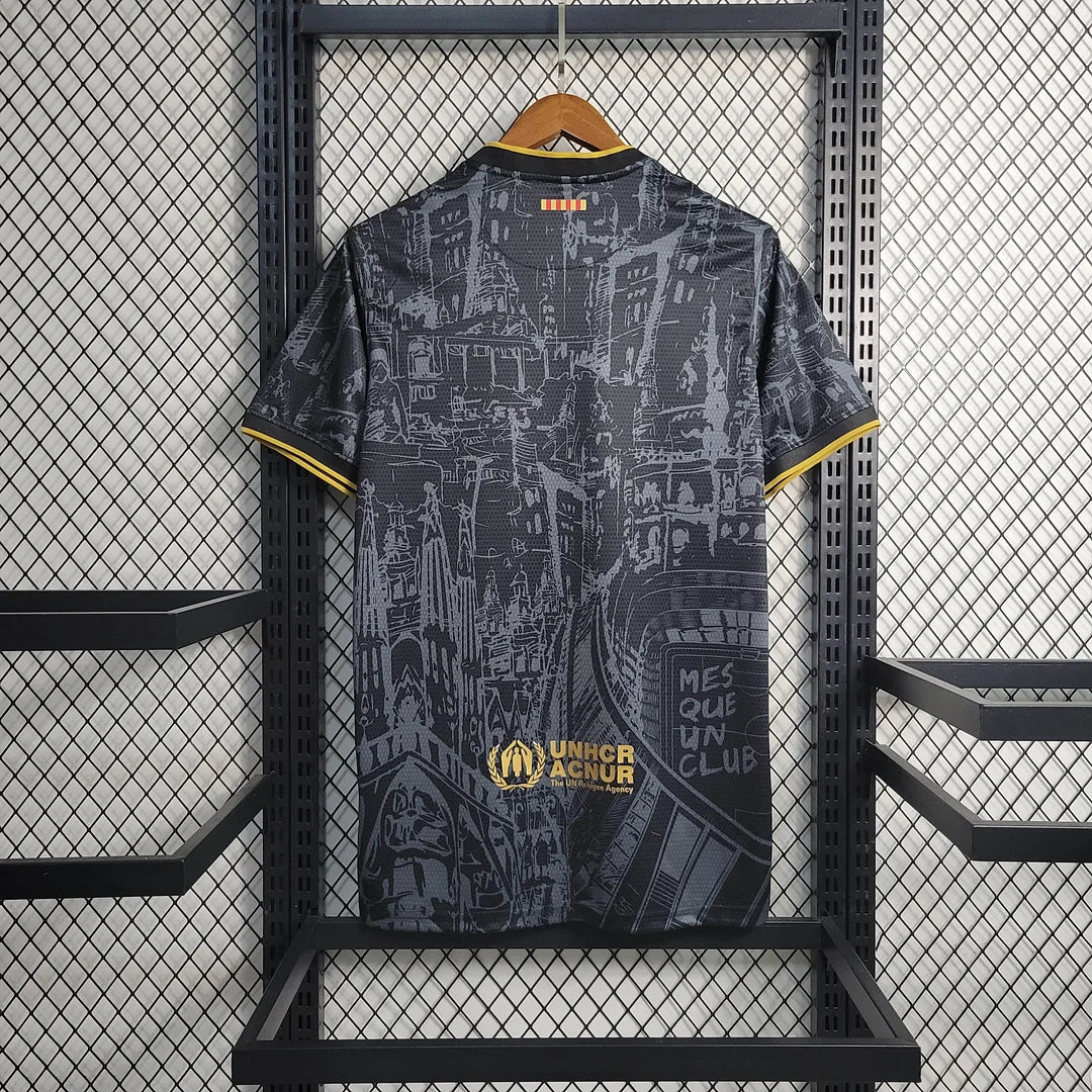 2023/2024 Barcelona Special Edition Black Football Shirt 1:1 Thai Quality FTBL4ALL