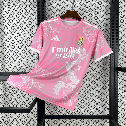 2025/26 REAL MADRID PINK DRAGON EDITION Classic Football Jerseys