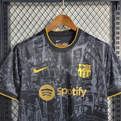 2023/2024 Barcelona Special Edition Black Football Shirt 1:1 Thai Quality FTBL4ALL