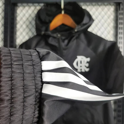 2023/2024 Flamengo Windbreaker Black FTBL4ALL
