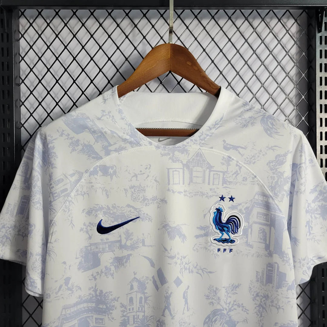 2022 FIFA World Cup France Away Football Shirt White FTBL4ALL