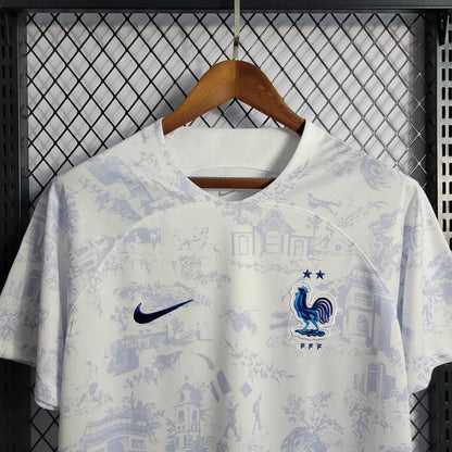 2022 FIFA World Cup France Away Football Shirt White FTBL4ALL