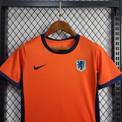 2024 Netherlands Home Football Shirt 1:1 Thai Quality Kids Size FTBL4ALL