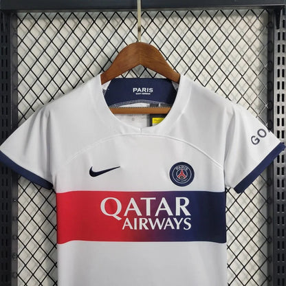 2023/2024 Psg Paris Saint-Germain Away Foowaytball Shirt 1:1 Thai Quality Kids Size FTBL4ALL