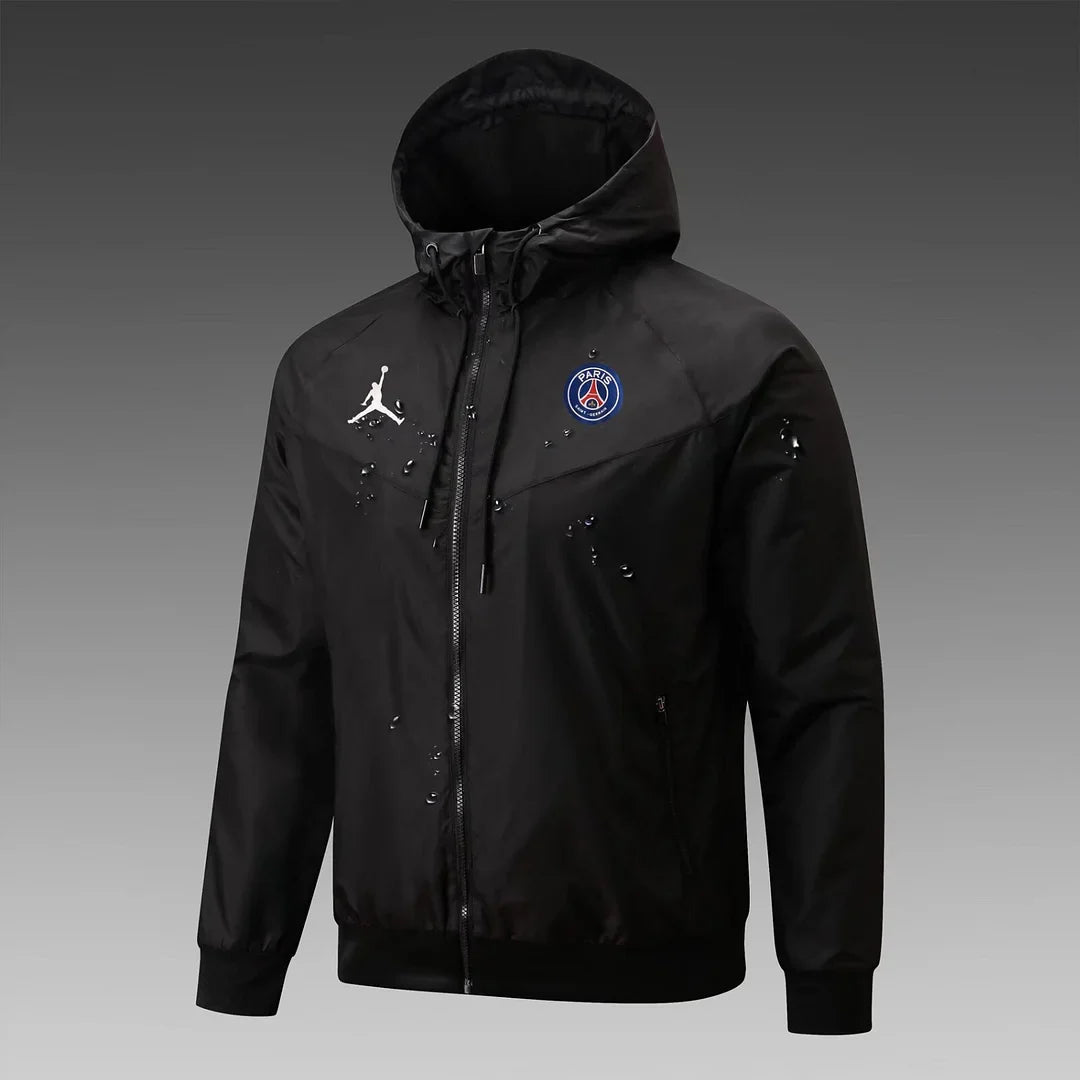 2024/2025 PSG Windbreaker Black Jersey 1:1 Thai Quality FTBL4ALL
