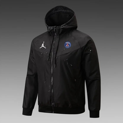 2024/2025 PSG Windbreaker Black Jersey 1:1 Thai Quality FTBL4ALL