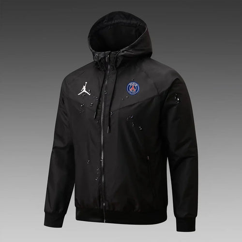 2024/2025 PSG Windbreaker Black Jersey 1:1 Thai Quality FTBL4ALL