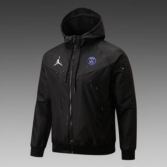 2024/2025 PSG Windbreaker Black Jersey 1:1 Thai Quality FTBL4ALL