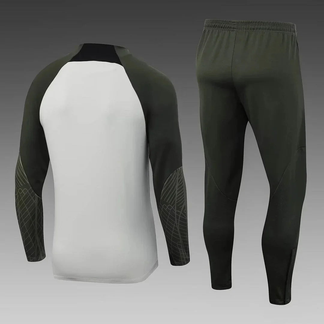 2023/2024 Barcelona Half-Pull Tracksuit Green 1:1 Thai Quality FTBL4ALL