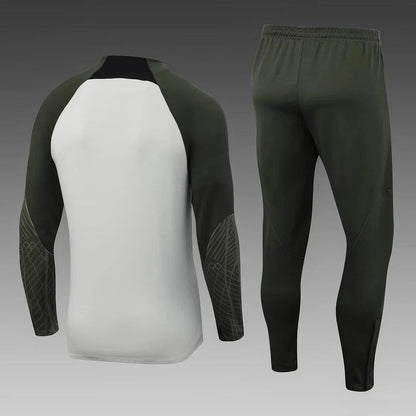 2023/2024 Barcelona Half-Pull Tracksuit Green 1:1 Thai Quality FTBL4ALL