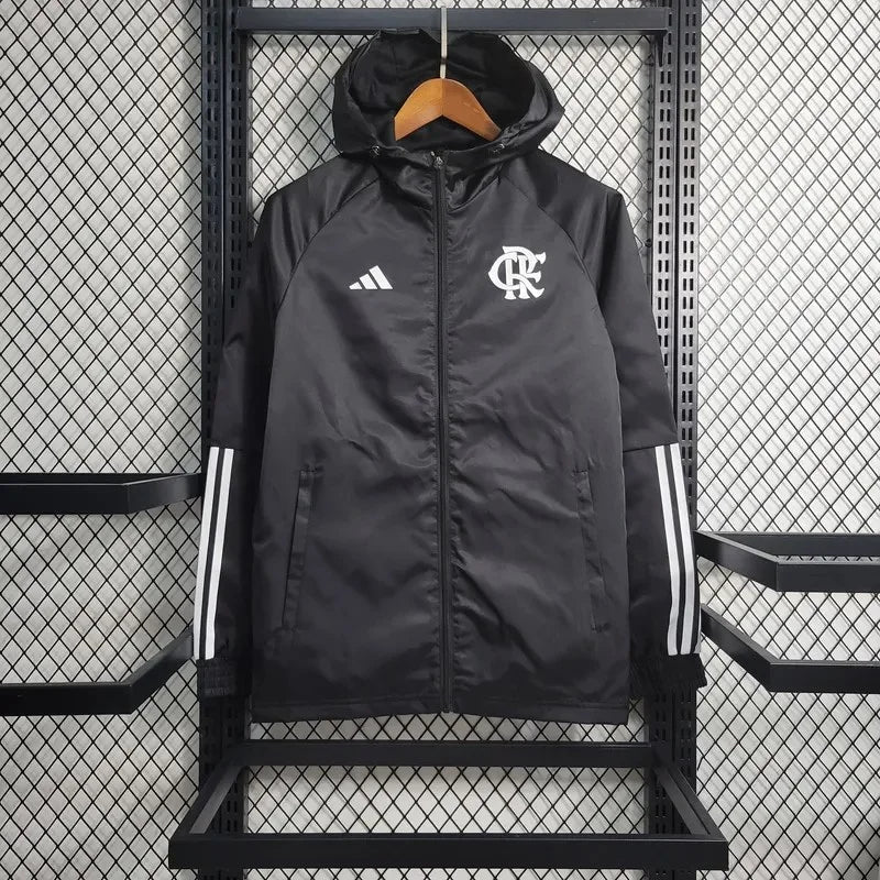 2023/2024 Flamengo Windbreaker Black FTBL4ALL