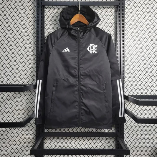 2023/2024 Flamengo Windbreaker Black FTBL4ALL