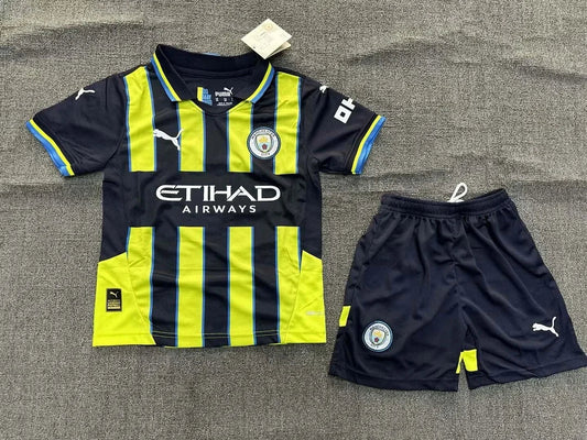 2024/2025 Manchester City Away Football Shirt 1:1 Thai Quality Kids Size FTBL4ALL