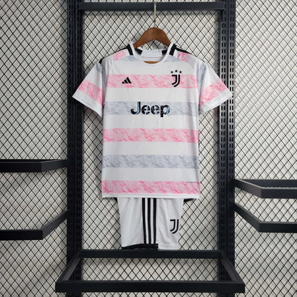 2023/2024 Juventus Away Soccer Jersey 1:1 Thai Quality Kids Size FTBL4ALL