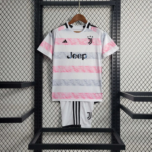 2023/2024 Juventus Away Soccer Jersey 1:1 Thai Quality Kids Size FTBL4ALL