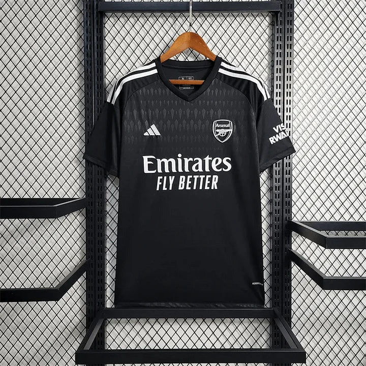 2023/2024 Arsenal Goalkeeper Black Soccer Jersey FTBL4ALL