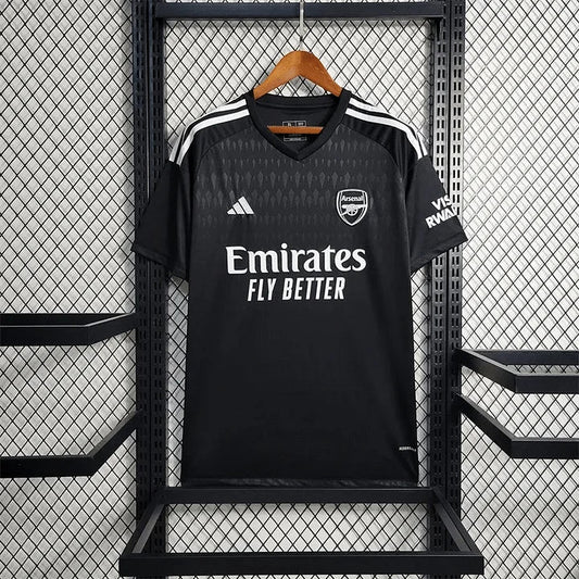 2023/2024 Arsenal Goalkeeper Black Soccer Jersey FTBL4ALL