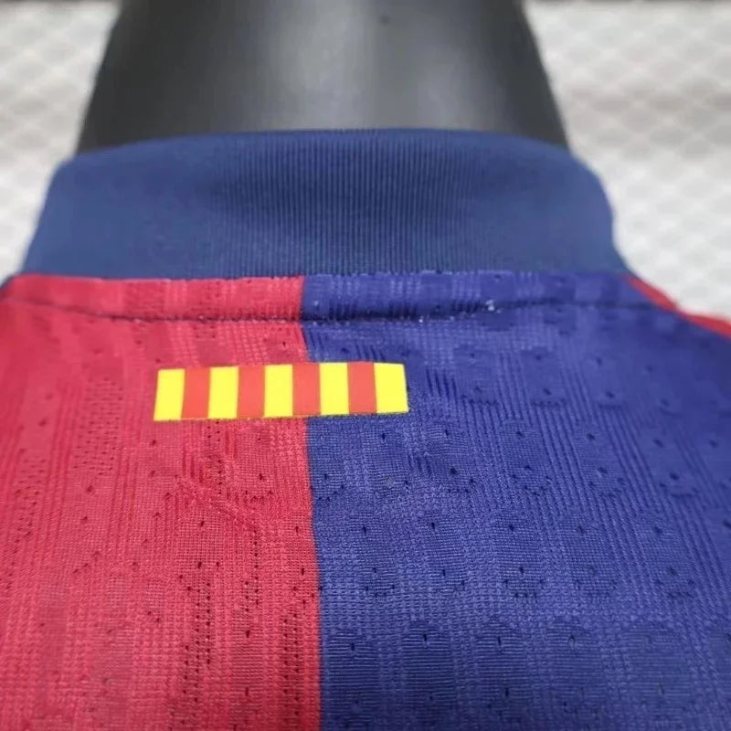 2024/2025 Long Sleeve Player Version Barcelona Home Jersey 1:1 Thai Quality FTBL4ALL