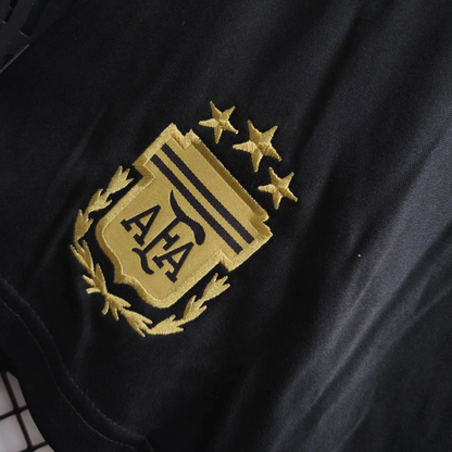 2024 Argentina Home Black Shorts FTBL4ALL