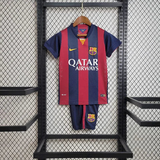 2014/2015 Retro Kids Size Barcelona Home Football Shirt 1:1 Thai Quality FTBL4ALL