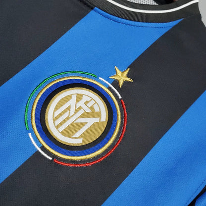 2009/2010 Retro Internazionale Milan Home UEFA Champions League Edition Football Jersey 1:1 Thai Quality FTBL4ALL